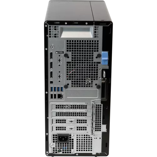AXIS Camera Station S1216 Tower Recording Server, visto dalla sua parte posteriore